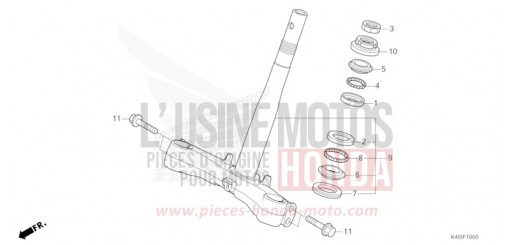 STEERING STEM NSS125ADM de 2021